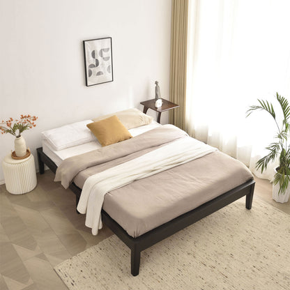 Go Green Woods Stella Solid Pine Wood Full Platform Bed Frame