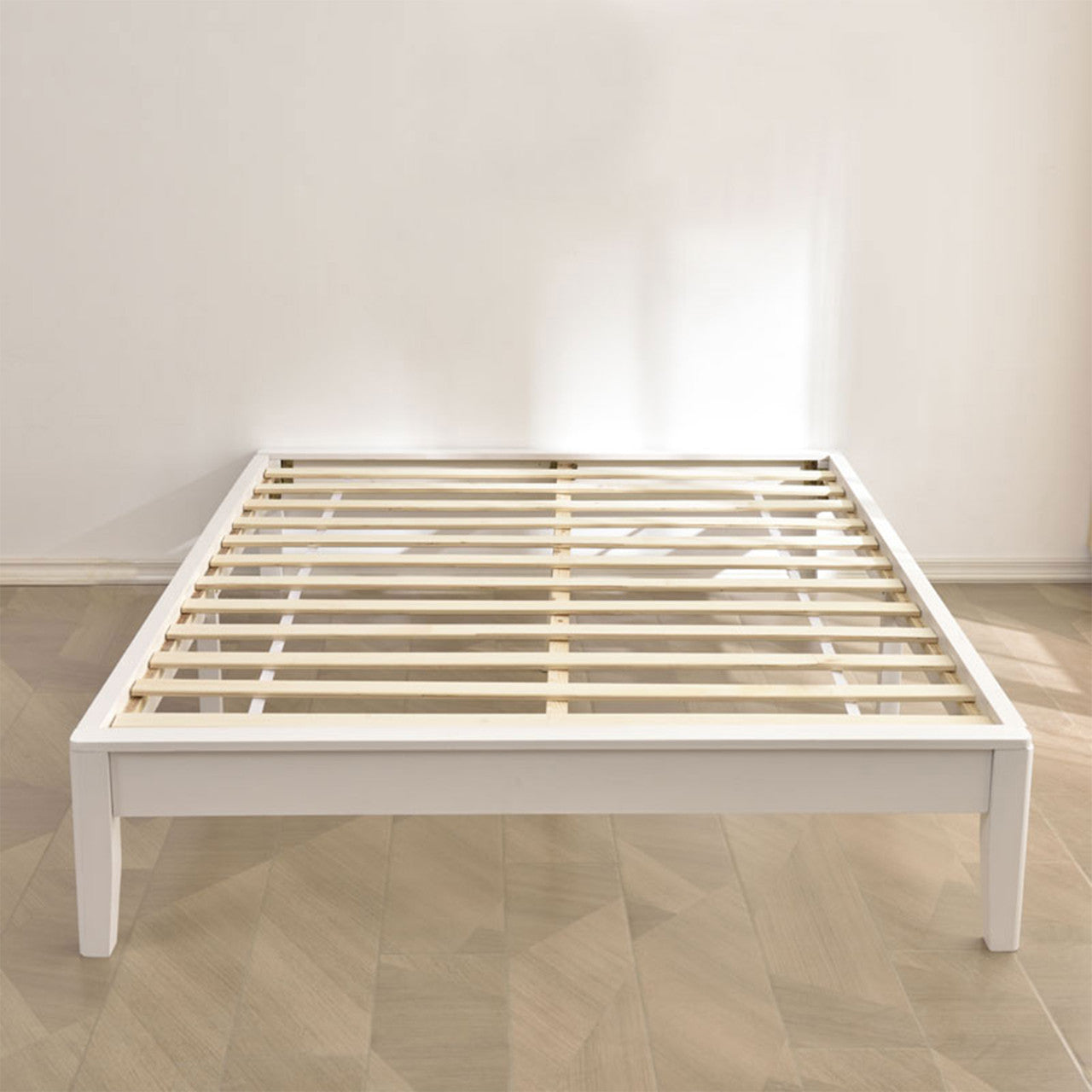 Go Green Woods Stella Solid Pine Wood Full Platform Bed Frame