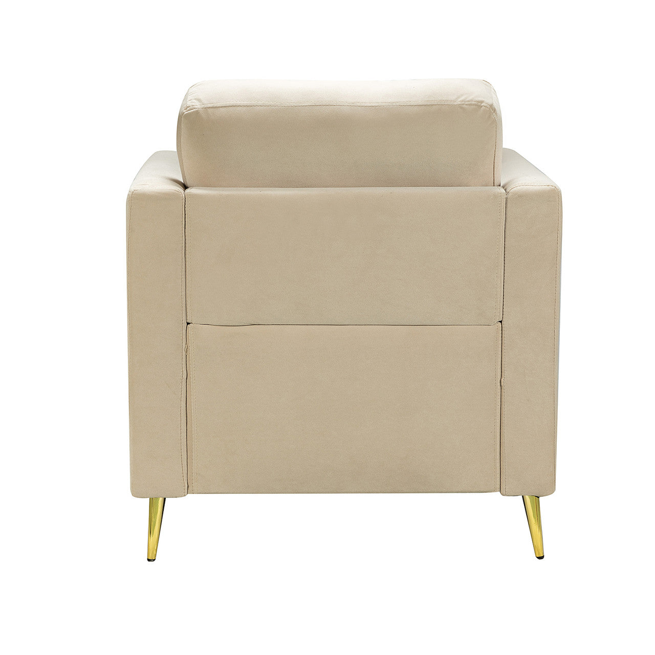 Luxe Metal Club Chair