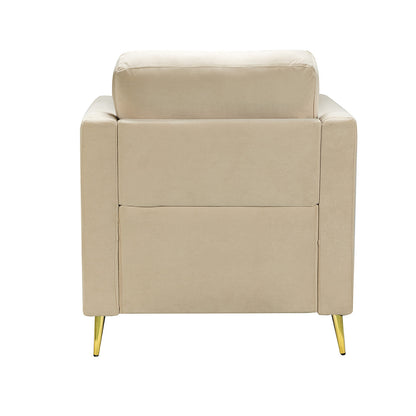 Luxe Metal Club Chair