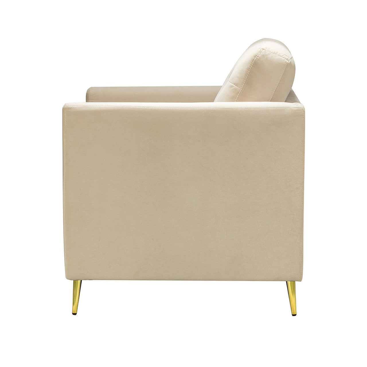 Luxe Metal Club Chair