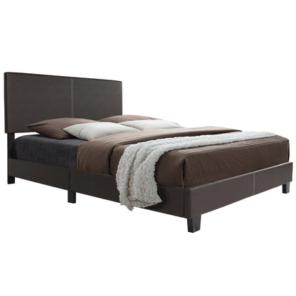 Go Green Woods Nora Faux Leather Upholstered Full Panel Bed