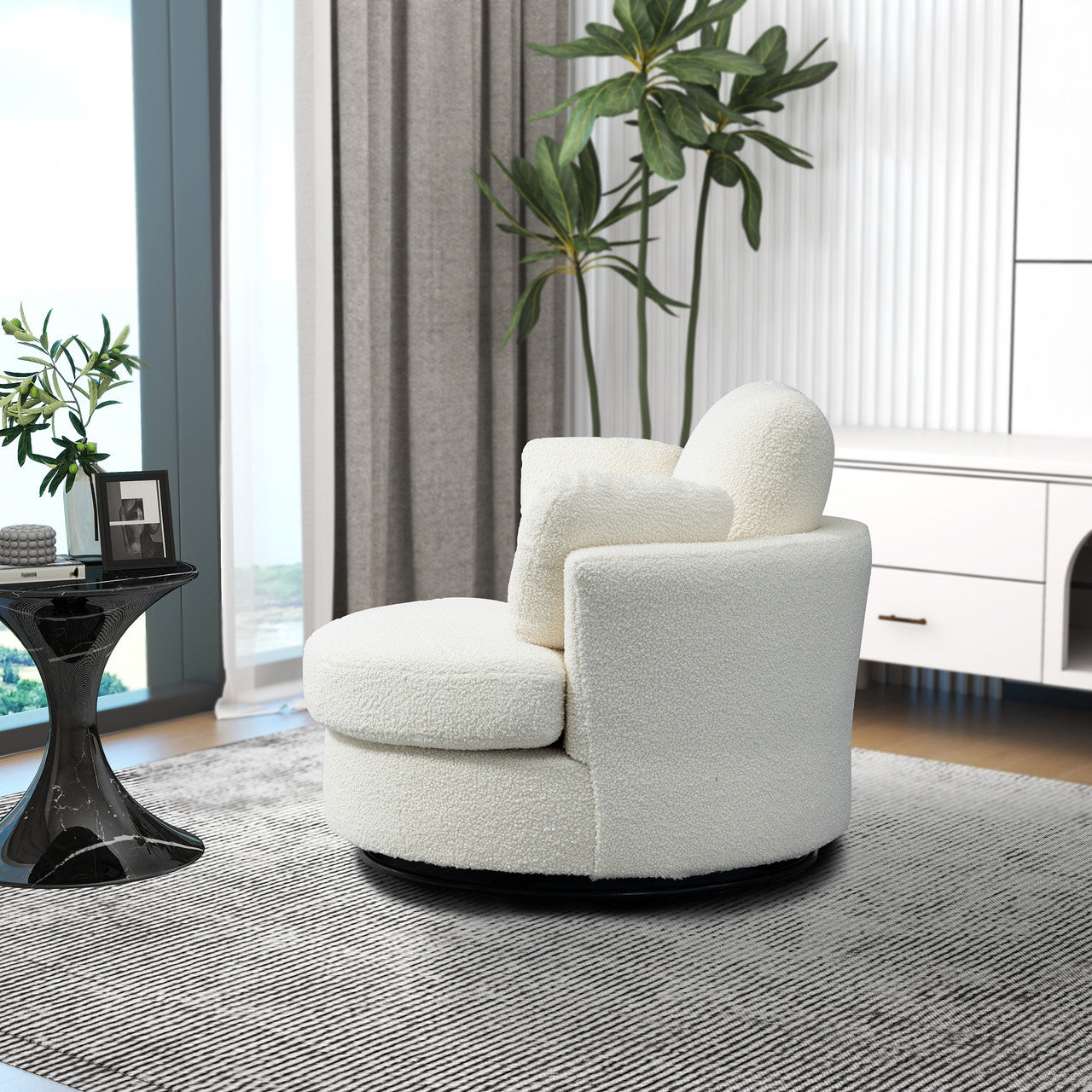 Golden Boucle Accent Chair