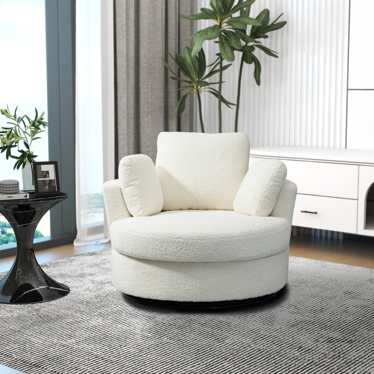 Golden Boucle Accent Chair