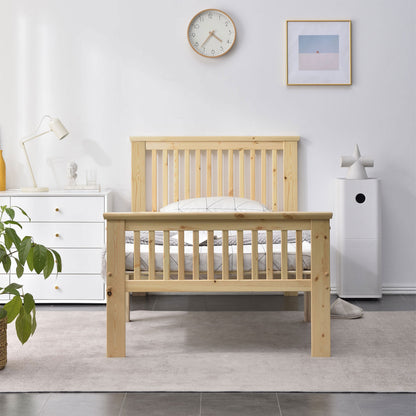 Go Green Woods Jassmine Solid Wood Platform Pine Twin Bed