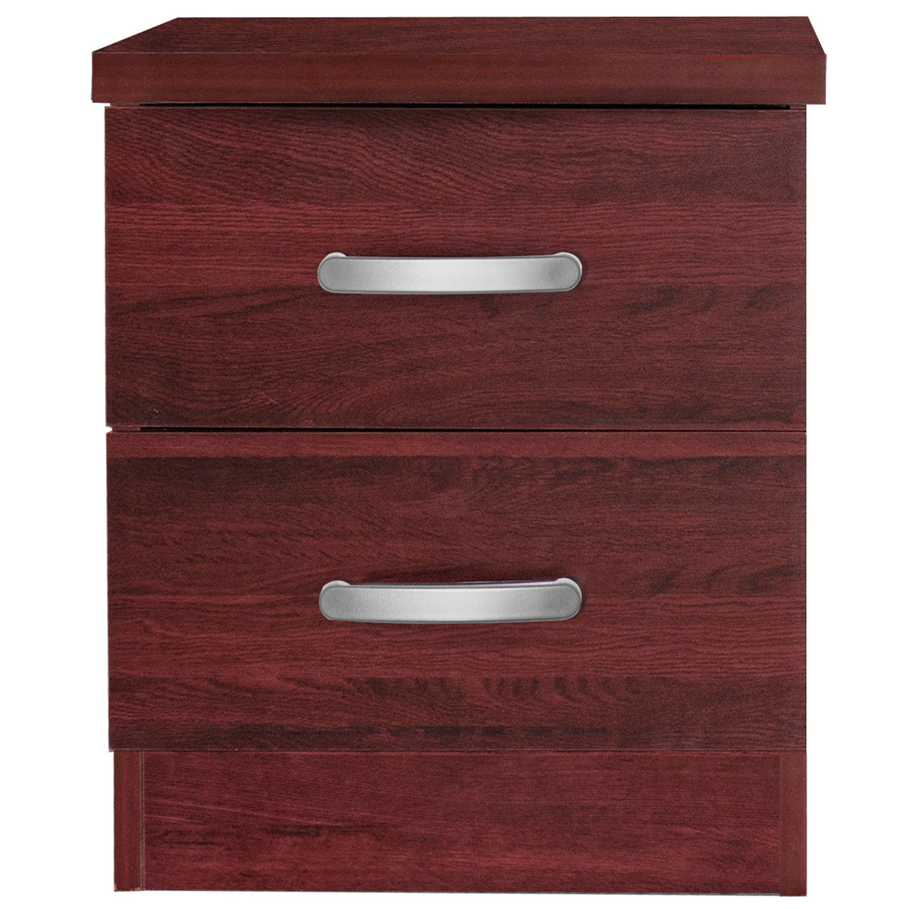 Go Green Woods Cindy Faux Wood 2 Drawer Nightstand