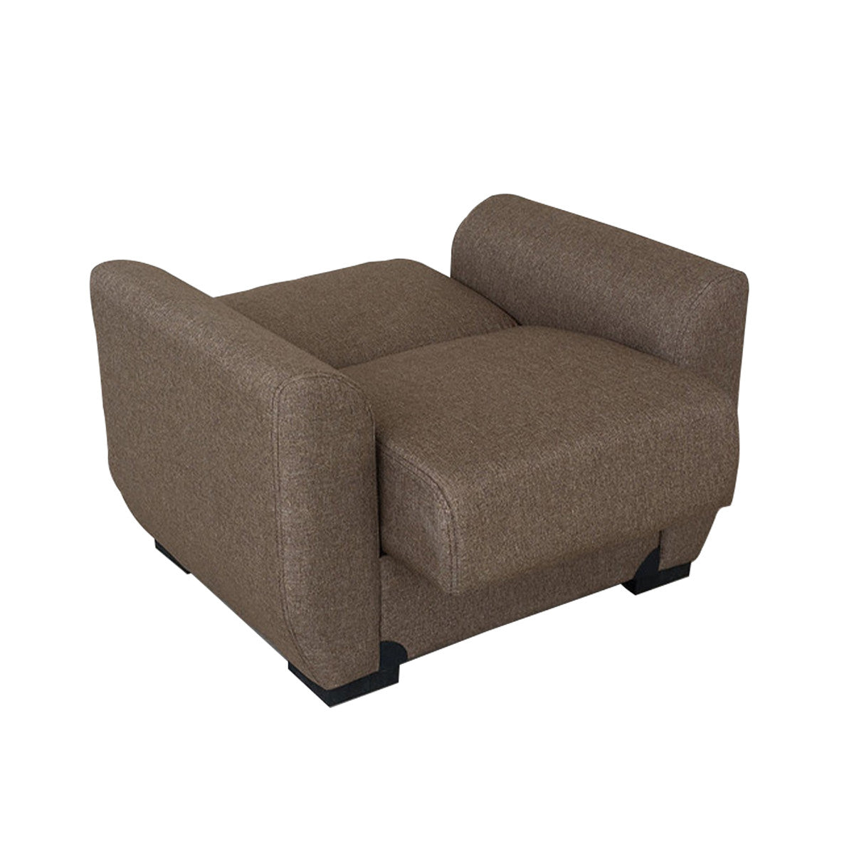 Fatima Light Brown Fabric Chair