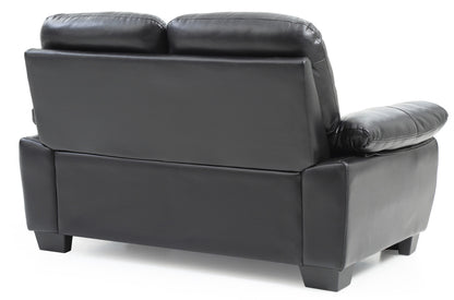 Classic Noir Loveseat - Black