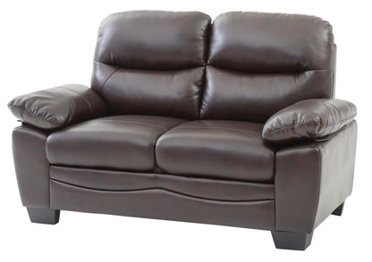 Dark Elegance Loveseat -  Dark Brown