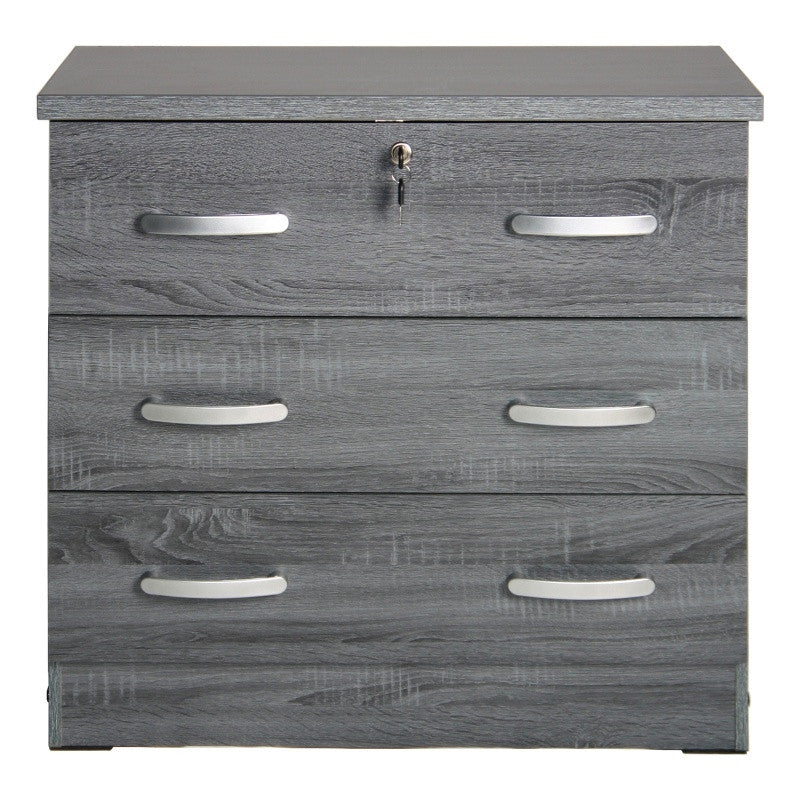 Go Green Woods 3 Drawer Engineered Wood Chest Bedroom Dresser