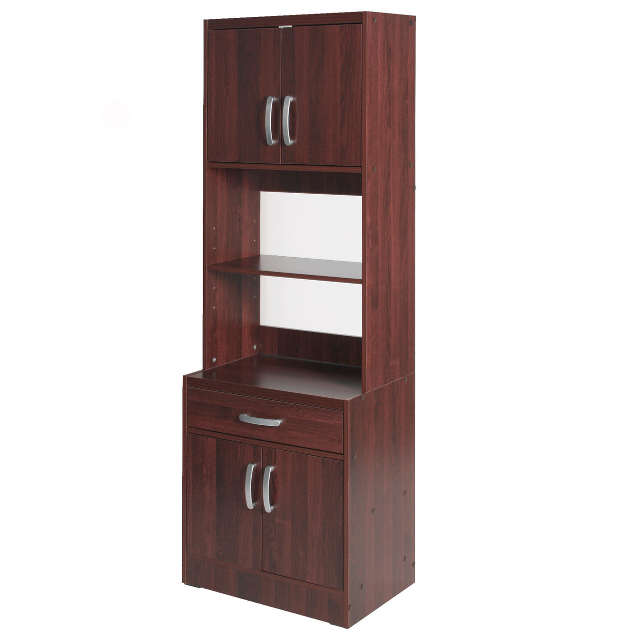 Go Green Woods Shelby Tall Wooden Kitchen Pantry