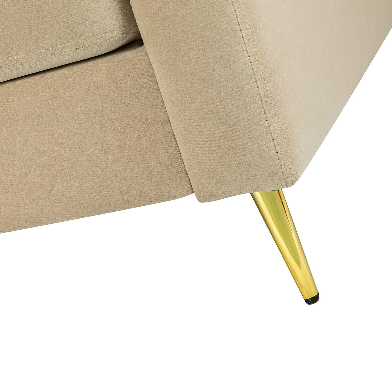 Luxe Metal Club Chair