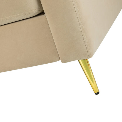 Luxe Metal Club Chair