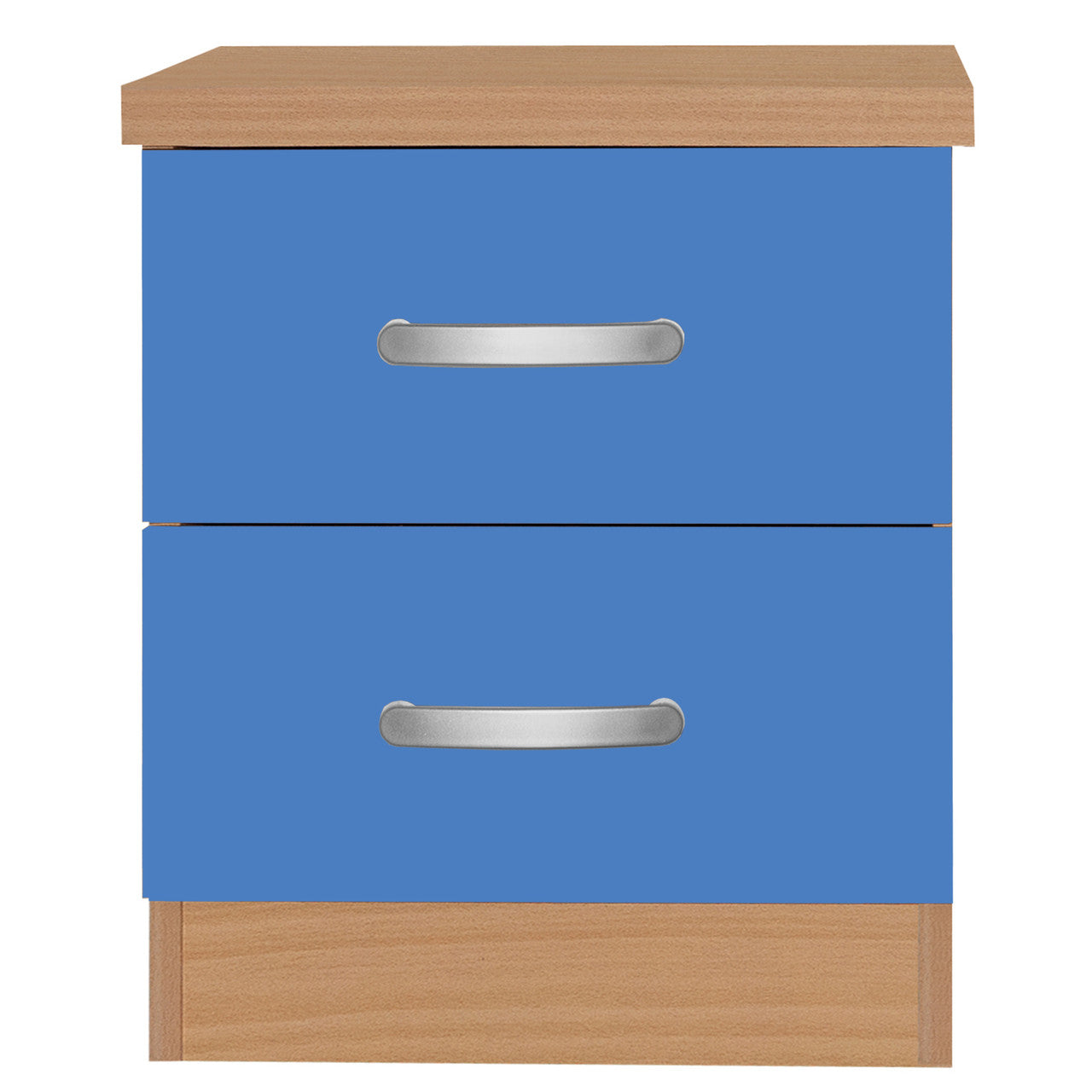 Go Green Woods Cindy Faux Wood 2 Drawer Nightstand