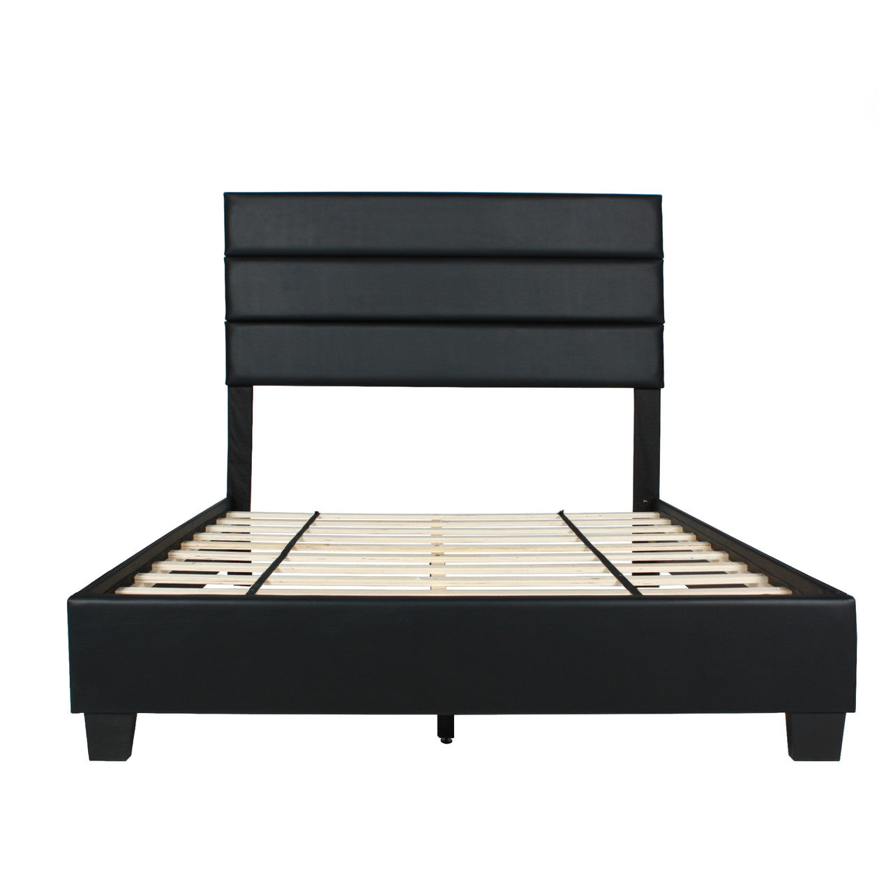 Go Green Woods Napoli Faux Leather Upholstered Platform Bed Queen