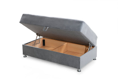 Paris Gray Ottoman
