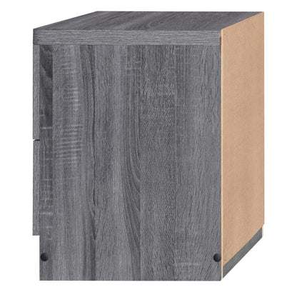 Go Green Woods Cindy Faux Wood 2 Drawer Nightstand