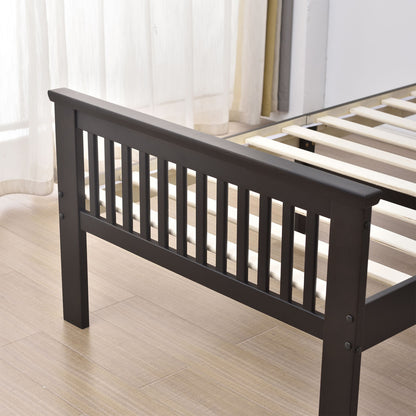 Go Green Woods Jassmine Solid Wood Platform Pine Twin Bed