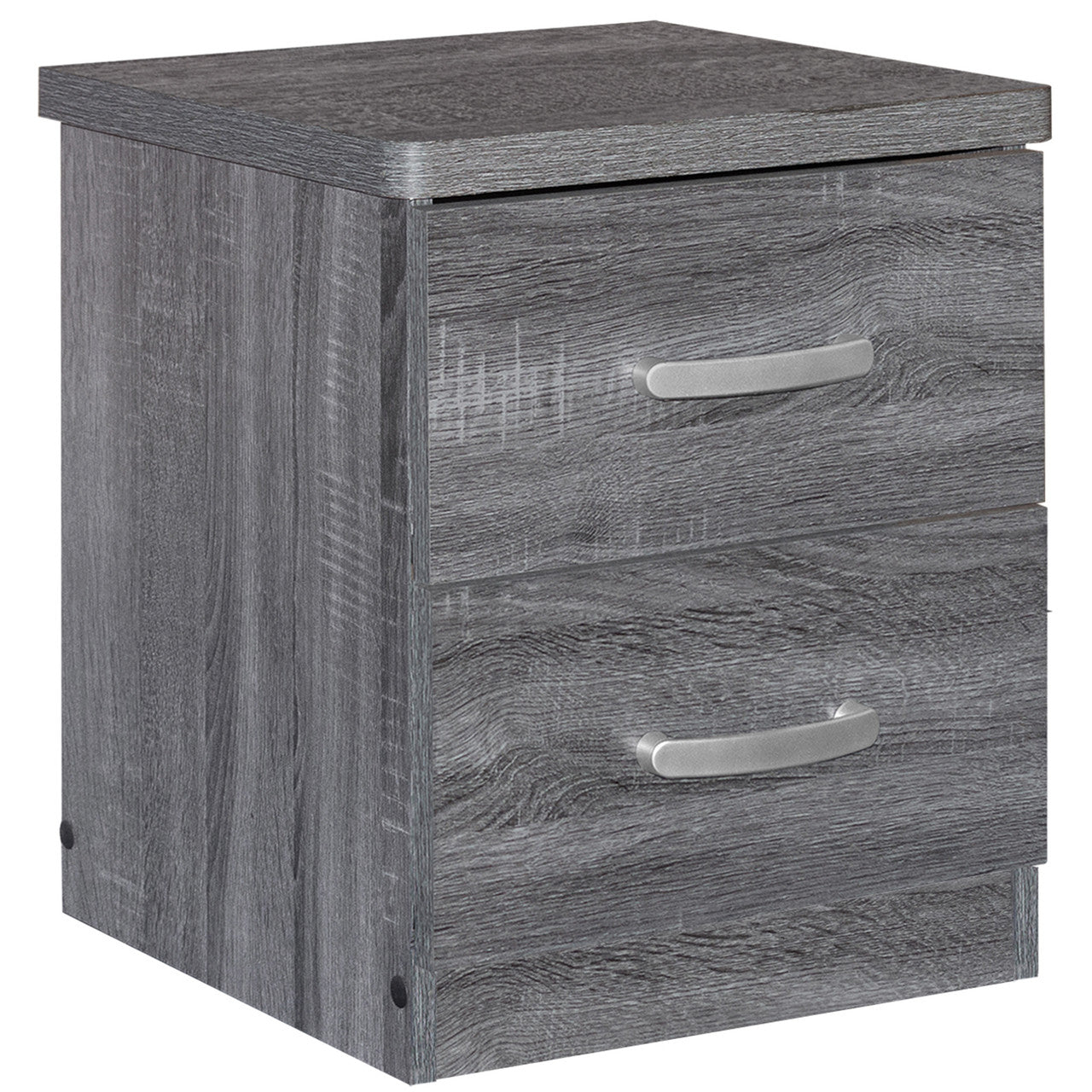 Go Green Woods Cindy Faux Wood 2 Drawer Nightstand