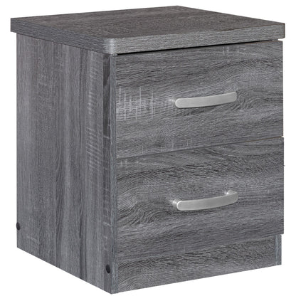 Go Green Woods Cindy Faux Wood 2 Drawer Nightstand