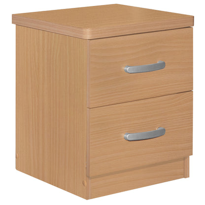 Go Green Woods Cindy Faux Wood 2 Drawer Nightstand
