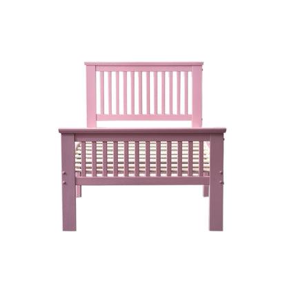 Go Green Woods Jassmine Solid Wood Platform Pine Twin Bed
