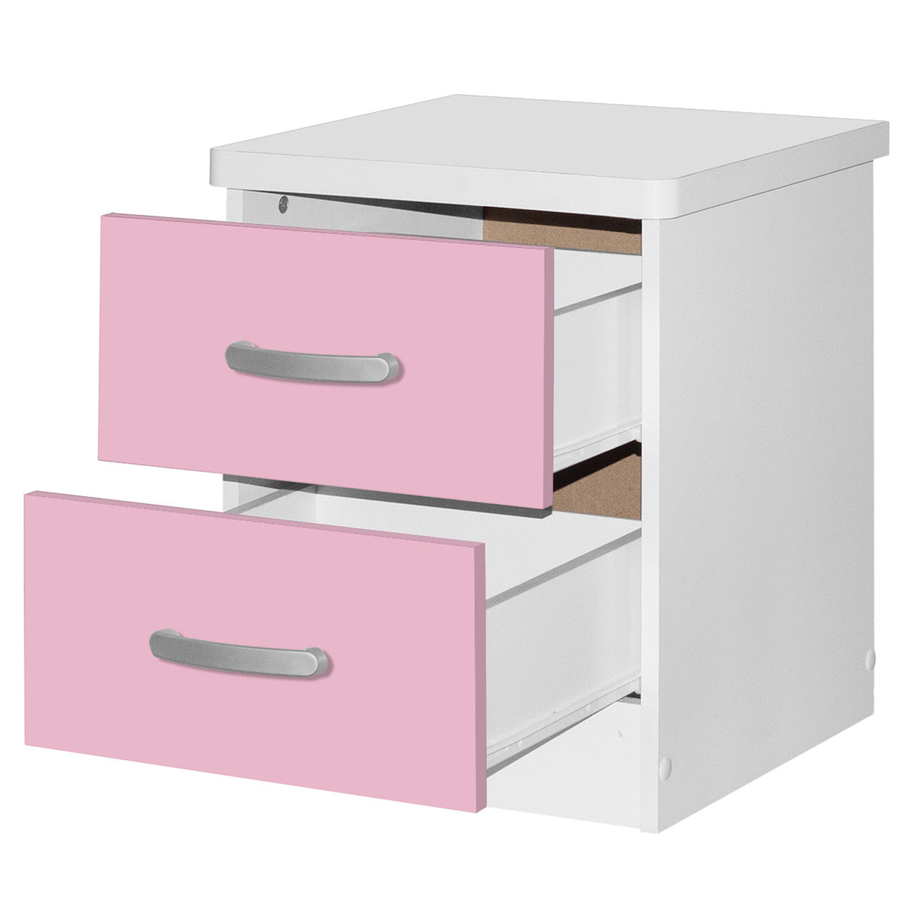 Go Green Woods Cindy Faux Wood 2 Drawer Nightstand