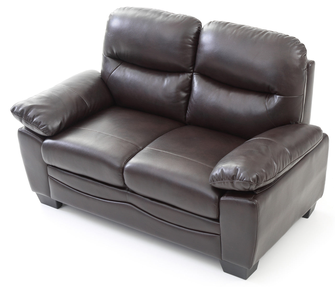 Dark Elegance Loveseat -  Dark Brown