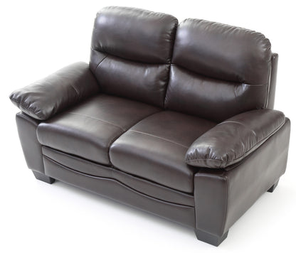 Dark Elegance Loveseat -  Dark Brown