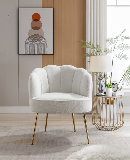 Teddy Gold Leg Shell Chair