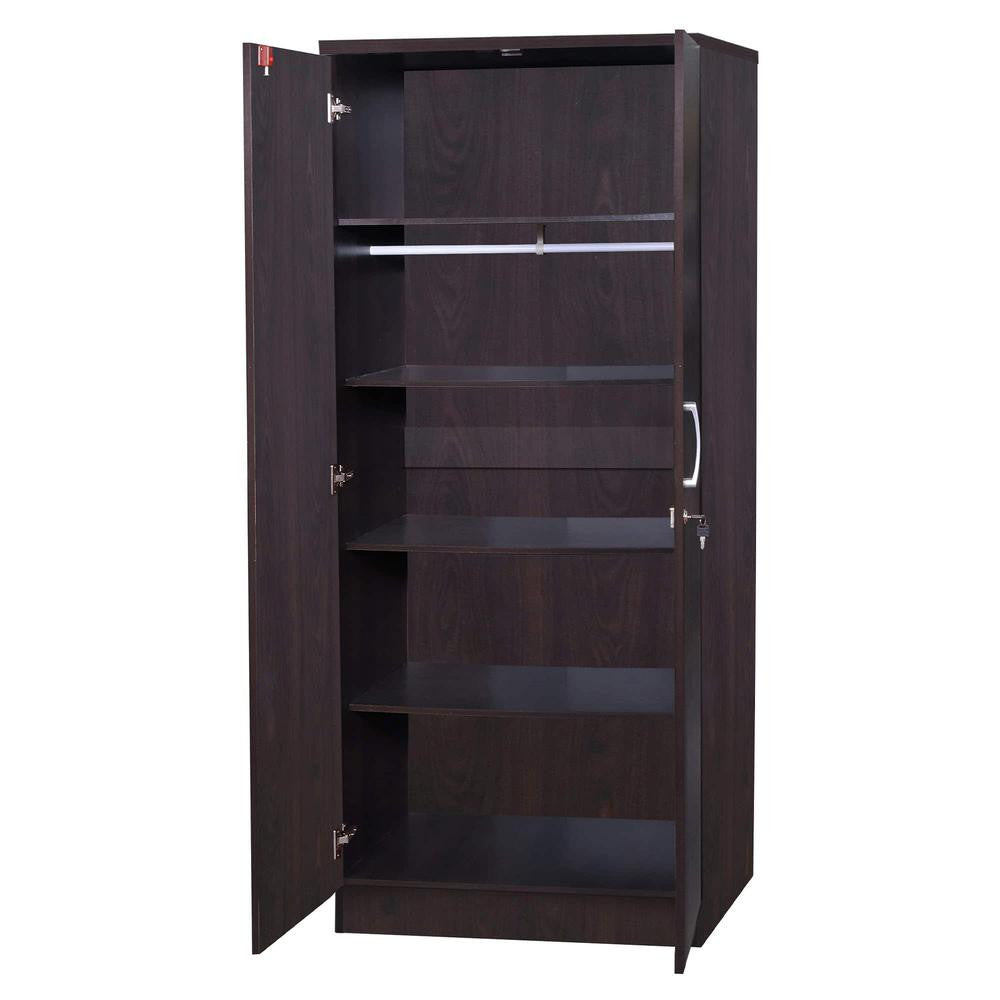 Go Green Woods Harmony Two Door Armoire Wardrobe with Mirror Beech