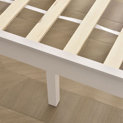 Go Green Woods Stella Solid Pine Wood Full Platform Bed Frame